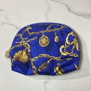 Stée Lauder Blue and Gold Chain Print Women's Bag